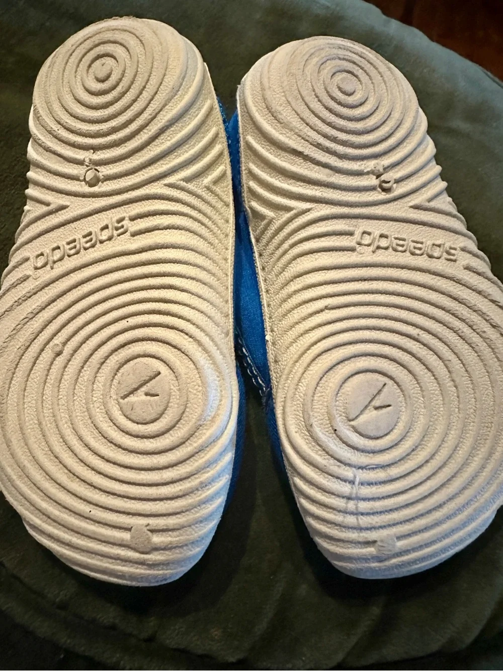 Speedo Kids Blue Slip-On / Velcro closure, Mesh Water Shoes